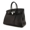 Hermes Birkin 35 cm handbag in black Jonathan leather - 00pp thumbnail