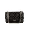 Chanel 2.55 handbag in black quilted leather - 360 thumbnail