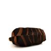 Borsa Fendi in puledro marrone con motivo zebrato - Detail D4 thumbnail