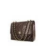 Chanel Vintage shoulder bag in brown quilted leather - 00pp thumbnail