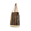 Shopping bag Louis Vuitton  Bucket modello grande  in tela monogram marrone e pelle naturale - 00pp thumbnail