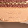 Sac cabas Louis Vuitton  Bucket grand modèle  en toile monogram marron et cuir naturel - Detail D3 thumbnail