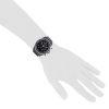 Chanel J12 Chronographe watch in black ceramic Ref:  HO940 Circa  2008 - Detail D1 thumbnail