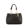 Dior Soft handbag in black leather cannage - 360 thumbnail