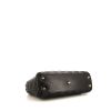 Bolso de mano Dior Soft en cuero cannage negro - Detail D4 thumbnail