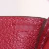 Bolso de mano Hermes Birkin 30 cm en cuero Jonathan rojo - Detail D4 thumbnail