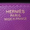 Bolso de mano Hermes Birkin 35 cm en cuero epsom violeta Anemone - Detail D3 thumbnail