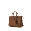 Saint Laurent Sac de jour Nano handbag in brown grained leather - 00pp thumbnail