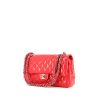 Chanel Timeless handbag in pink patent quilted leather - 00pp thumbnail