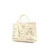 Bolso de mano Saint Laurent Sac de jour Baby Bandana en cuero blanco - 00pp thumbnail