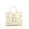 Bolso de mano Saint Laurent Sac de jour Baby Bandana en cuero blanco - 360 thumbnail