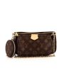 Louis Vuitton Multi-Pochette Accessoires handbag/clutch in brown monogram canvas - 360 thumbnail
