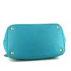 Prada handbag in turquoise grained leather - Detail D5 thumbnail