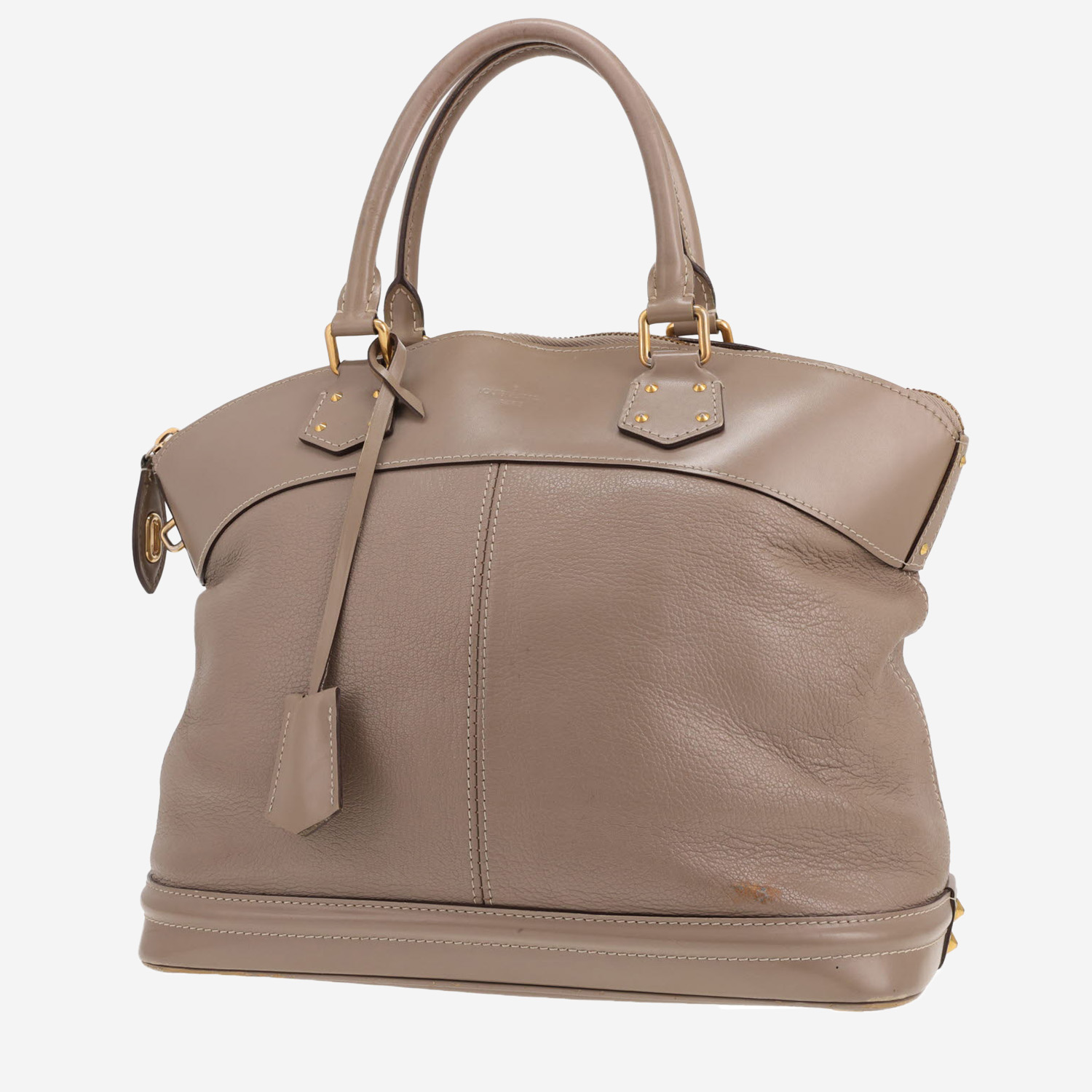 Louis Vuitton Lockit handbag in taupe suhali leather and taupe