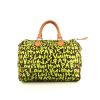 Louis Vuitton Speedy Editions Limitées handbag in brown and green monogram canvas and natural leather - 360 thumbnail
