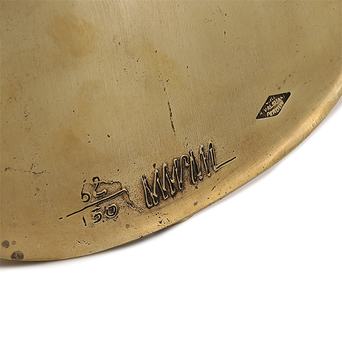 Arman, "Violon découpé", sculpture en bronze doré, signée et numérotée, de 1972 - Detail D3