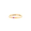 Pomellato Lucciole ring in pink gold and sapphire - 00pp thumbnail