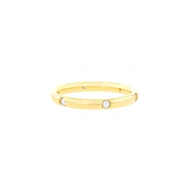Sortija Pomellato Lucciole en oro amarillo y diamantes