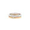 Pomellato Milano ring in pink gold,  white gold and diamond - 00pp thumbnail