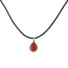 Pomellato Rouge Passion pendant in 9 carats pink gold and synthetic orange sapphire - 00pp thumbnail