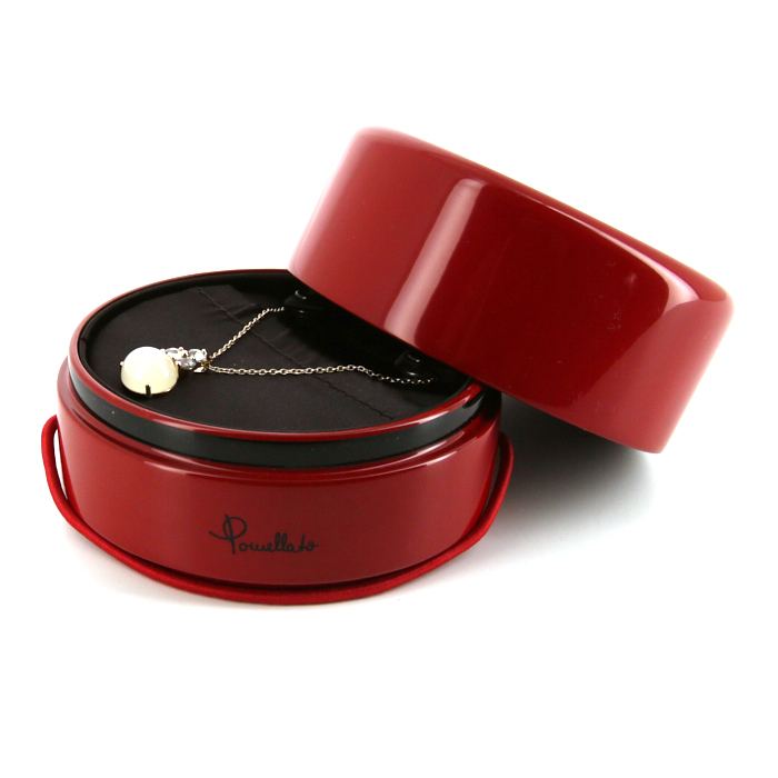 Collana Pomellato Luna in oro giallo,  pietra di luna e acquamarina - Detail D2