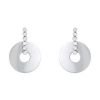 Chaumet earrings in white gold and diamonds - 00pp thumbnail