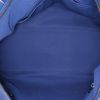 Bolso de fin de semana Louis Vuitton Keepall Editions Limitées en piel en damero grabada azul - Detail D3 thumbnail