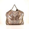 Stella McCartney Falabella handbag in brown canvas - 360 thumbnail