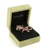 Van Cleef & Arpels Cerfs-Volants ring in pink gold, enamel, sapphires and in diamonds - Detail D2 thumbnail