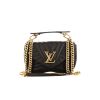 Louis Vuitton New Wave small model shoulder bag in black quilted leather - 360 thumbnail