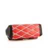 Sac porté épaule ou main Louis Vuitton Malletage en cuir matelassé tricolore rouge , blanc et noir - Detail D4 thumbnail