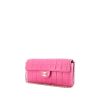 Chanel East / West bag worn on the shoulder or carried in the hand in pink quilted leather - 00pp thumbnail