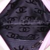 Bolso de mano Chanel Cambon en cuero acolchado rosa y cuero negro - Detail D2 thumbnail