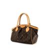 Bolso de mano Louis Vuitton Tivoli en lona Monogram marrón y cuero natural - 00pp thumbnail