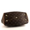 Bolso de mano Louis Vuitton Tivoli en lona Monogram marrón y cuero natural - Detail D4 thumbnail