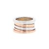 Bulgari B.Zero1 large model ring in white gold and pink gold - 00pp thumbnail