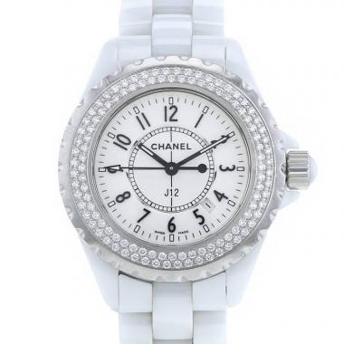 Chanel J12 Joaillerie watch in white ceramic Circa  2000
