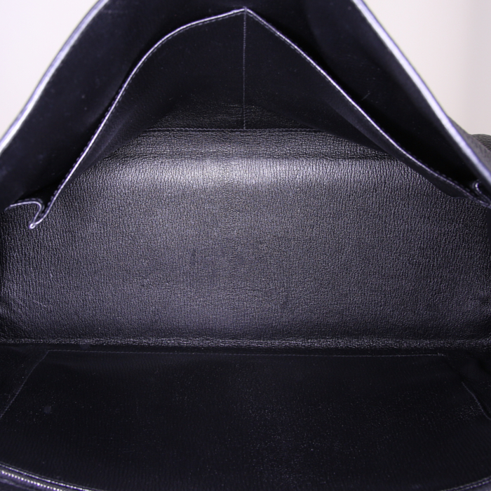 Sac à main Hermes Kelly 40 cm en cuir togo noir - Detail D3