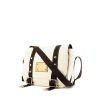 Louis Vuitton Antigua shoulder bag in white and brown canvas - 00pp thumbnail