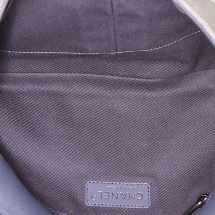 Bolso de mano Chanel  Editions Limitées en lona beige - Detail D3