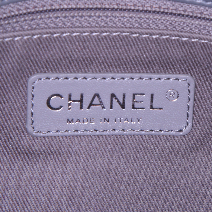 Sac à main Chanel  Editions Limitées Graffiti Boy Art School en toile beige - Detail D4