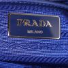Prada Re-Nylon shoulder bag in blue canvas - Detail D3 thumbnail