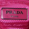 Prada Sac porté épaule en Re-Nylon shoulder bag in canvas and pink leather - Detail D3 thumbnail