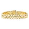 Flexible bracelet in yellow gold and diamonds - 00pp thumbnail