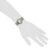 Cartier Must 21 watch in stainless steel and gold plated Ref:  9010 Circa  1990 - Detail D1 thumbnail