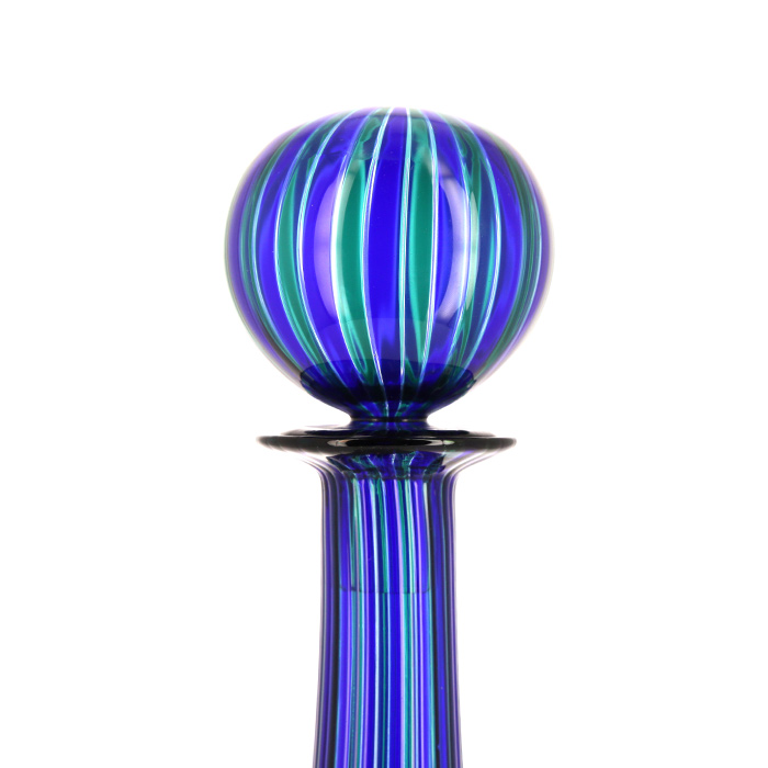 Gio Ponti & Paolo Venini, bouteille "Morandiane", en verre de Murano, manufacture de Venini, signée et datée, de 2008 - Detail D2