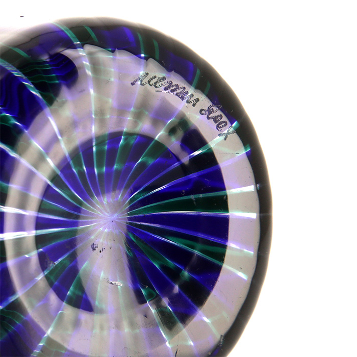 Gio Ponti & Paolo Venini, bouteille "Morandiane", en verre de Murano, manufacture de Venini, signée et datée, de 2008 - Detail D3