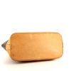 Bolso de mano Louis Vuitton Lockit  en lona Monogram marrón y cuero natural - Detail D4 thumbnail