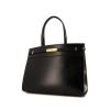 Shopping bag Saint Laurent Manhattan modello medio in pelle nera - 00pp thumbnail