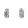 Paire de boucles d'oreilles Cartier Sauvage en or blanc,  diamants gris et diamants blancs - 00pp thumbnail
